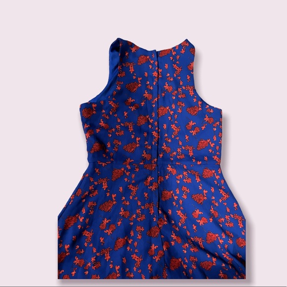 GB Girls red and blue floral maxi dress, NWT - Picture 3 of 3